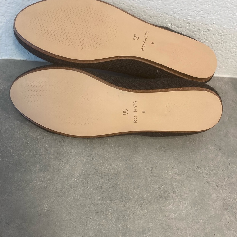 NWOT Rothy’s Flat Vegan Leather Sole - Picture 7 of 8